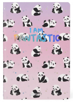 Caiet A5 - Lined - Panda