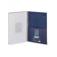 Carnet A5 - Large, Spiral, Lined - Stars