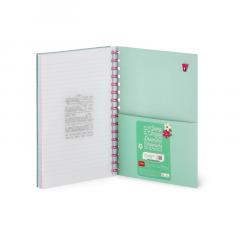 Carnet A5 - Large, Spiral, Lined - Flowers