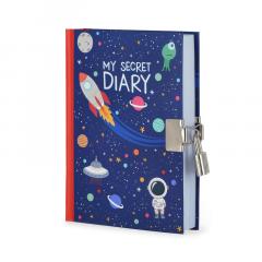 Jurnal cu lacat si cheie - My Secret Diary - Space