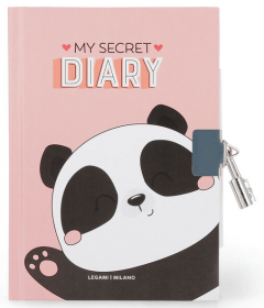 Jurnal cu lacat si cheie - My Secret Diary - Panda