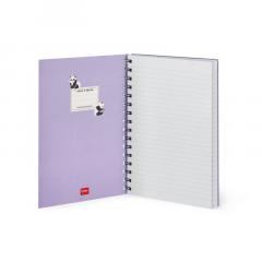 Carnet A5 - Large, Spiral, Lined - Panda