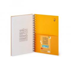 Carnet A5 - Large, Spiral, Lined - Bee