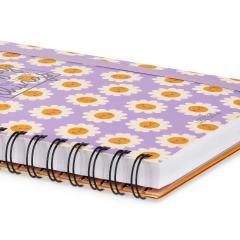 Carnet A5 - Large, Spiral, Lined - Daisy