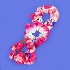 Set 3 elastice - Hair Scrunchies - Hair We Are! - Flowers