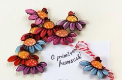 Brosa martisor - Floare, mai multe modele