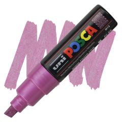 Marker - Posca PC-8K - Roz Metalizat