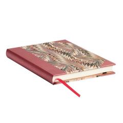 Jurnal - Midi, Lined - Cockerell Marbled Paper - Rubedo