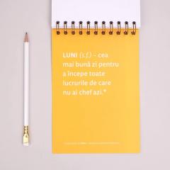 Notebook cadou pentru colegi - Jurnal Chestii de facut de luni