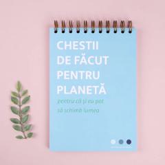 Notebook cadou pentru prieteni - Jurnal Chestii de facut pentru planeta