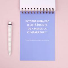 Notebook cadou pentru prieteni - Jurnal Chestii sub forma de liste