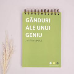 Notebook si caiet de mazgaleli cadou pentru colegi - Ganduri de geniu