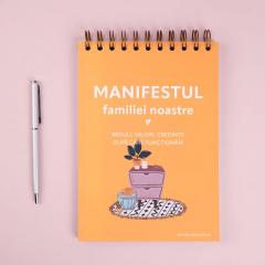 Notebook cadou pentru mama - Jurnal Manifestul familiei