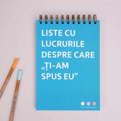 Carnet - Lucruri despre care ti-am spus eu