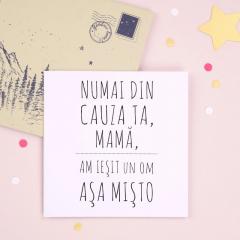 Felicitare - Vina mamei