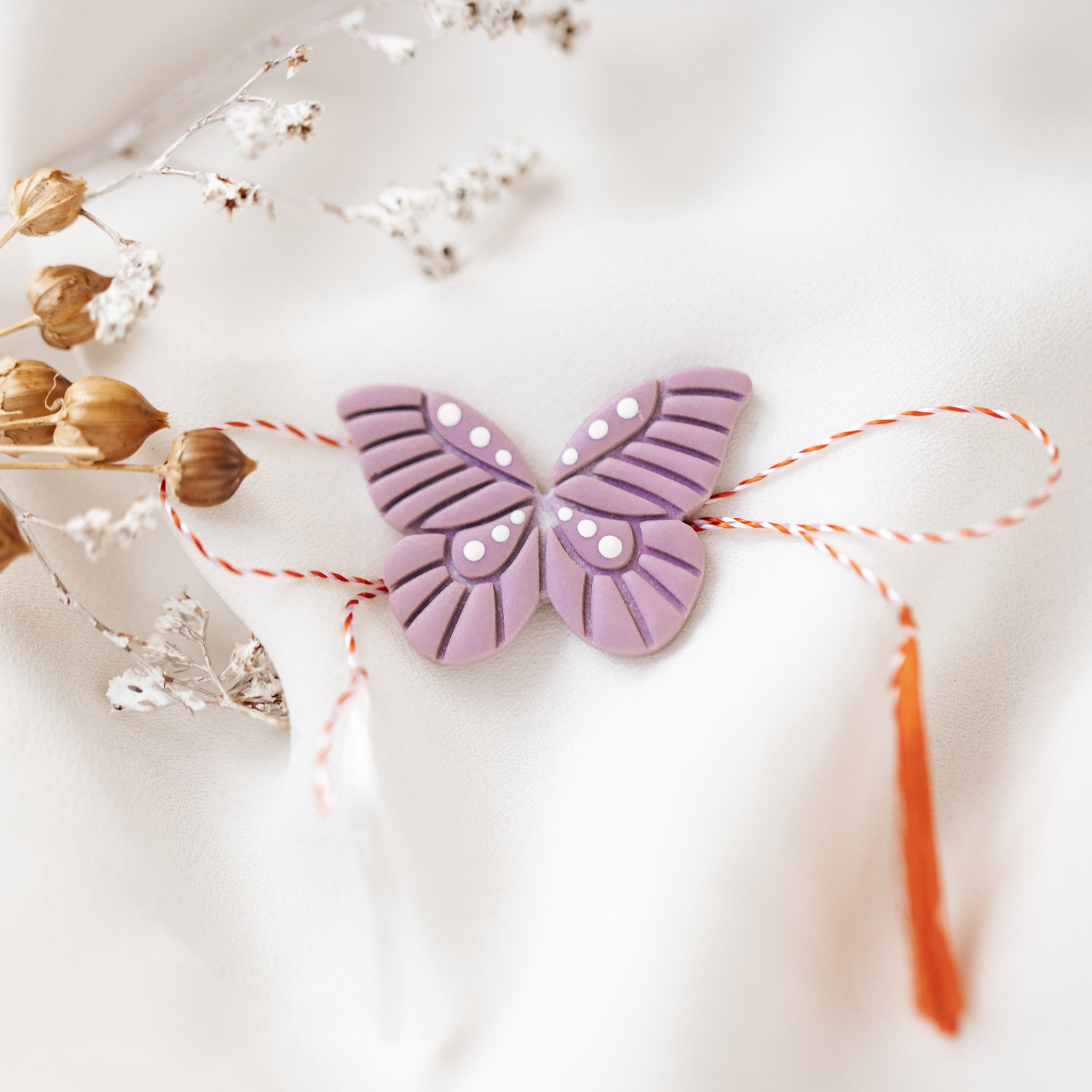 Martisor - Butterfly, levander