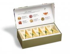 Ceai - Petite Presentation Box - Herbal Retreat, 10 piramide de ceai