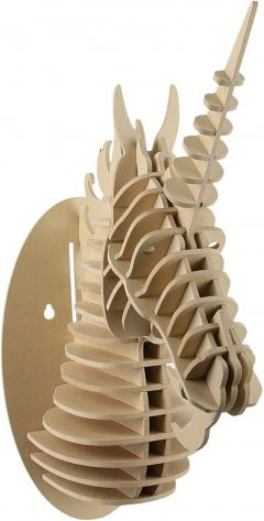 Decoratiune de perete - Cap de unicorn