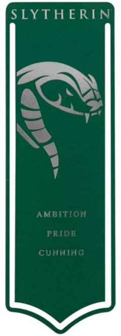 Semn de carte - Metal - Harry Potter - Slytherin Crest