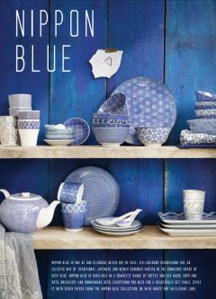 Set de 6 cesti ceai japoneze Nippon Blue