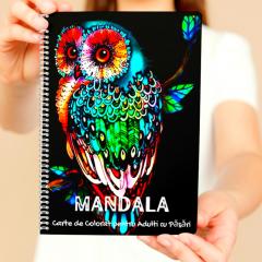 50 Mandale. Carte de colorat pentru adulti - Carte de colorat pentru adulti cu pasari
