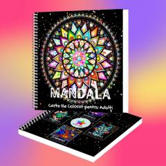 50 Mandale. Carte de colorat pentru adulti - Mandala. 50 de forme rotunde