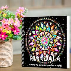 50 Mandale. Carte de colorat pentru adulti - Mandala. 50 de forme rotunde