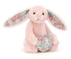 Jucarie de plus - Blossom Heart - Blush Bunny