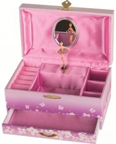 Cutie muzicala - Balerina roz