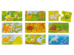 Puzzle educativ - Cine pe cine mananca?