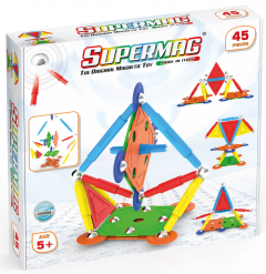 Set de constructie magnetic Projects Multicolor - 45 piese
