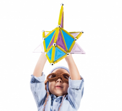 Set de constructie magnetic - Tags - 28 piese