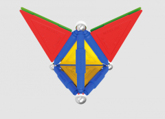 Set de constructie magnetic - Tags - 28 piese