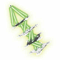 Set de constructie magnetic Classic Glow - 72 piese