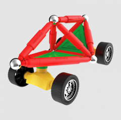 Set de constructie magnetic - Masini - 50 piese