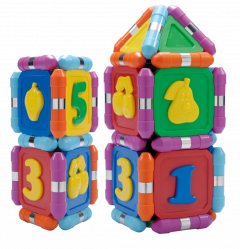 Set magnetic primar Kliky - Cifre