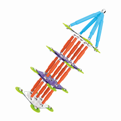 Set de constructie magnetic Color - 98 piese