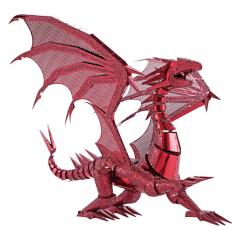 Puzzle 3D - Piececool - Dragon rosu