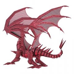 Puzzle 3D - Piececool - Dragon rosu