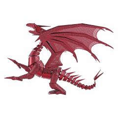 Puzzle 3D - Piececool - Dragon rosu