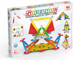 Set de constructie magnetic Projects Multicolor - 60 piese