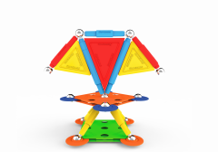 Set de constructie magnetic Projects Multicolor - 60 piese