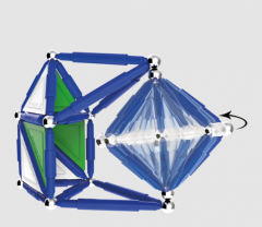 Set de constructie magnetic - Tags - 116 piese