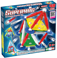Set de constructie magnetic Classic - 48 piese