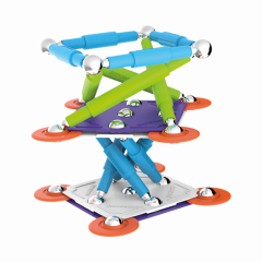 Set de constructie magnetic Color - 48 piese