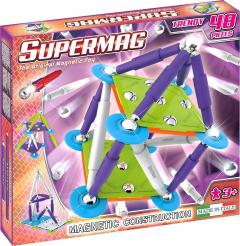 Set de constructie magnetic Color - 48 piese