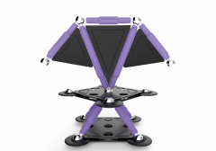 Set de constructie magnetic Projects Tehnicolor 45 piese