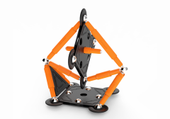 Set de constructie magnetic Projects Tehnicolor 45 piese