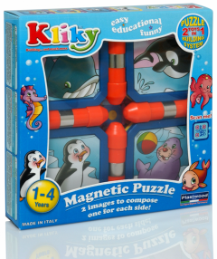 Set magnetic pentru bebelusi Kliky - Animale marine