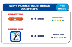 Set magnetic pentru bebelusi Kliky - Animale marine